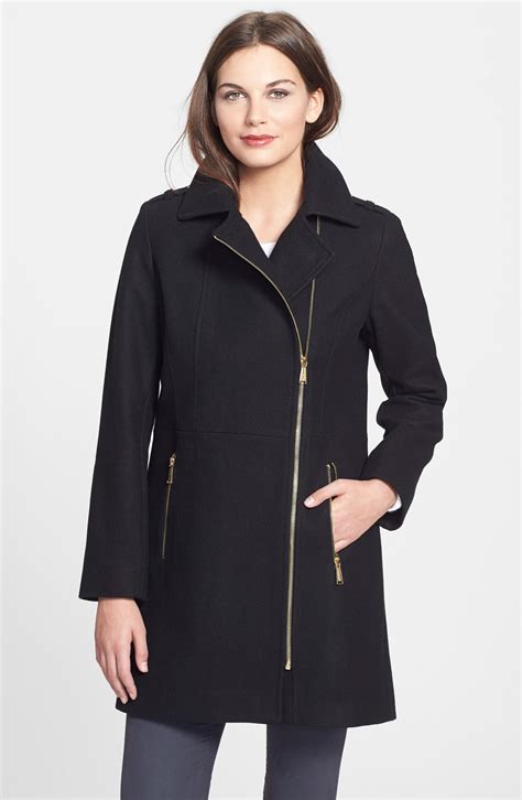 wool michael kors coat womens